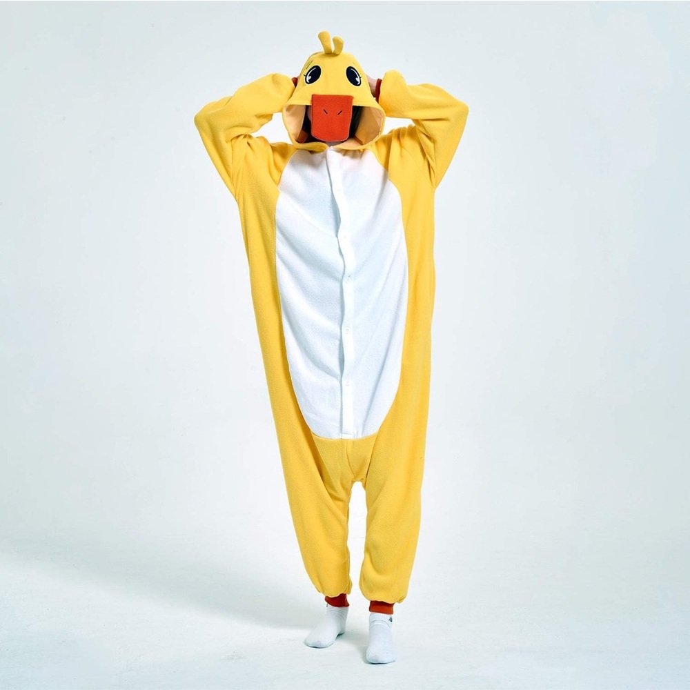 Yellow Duck Hooded Costume